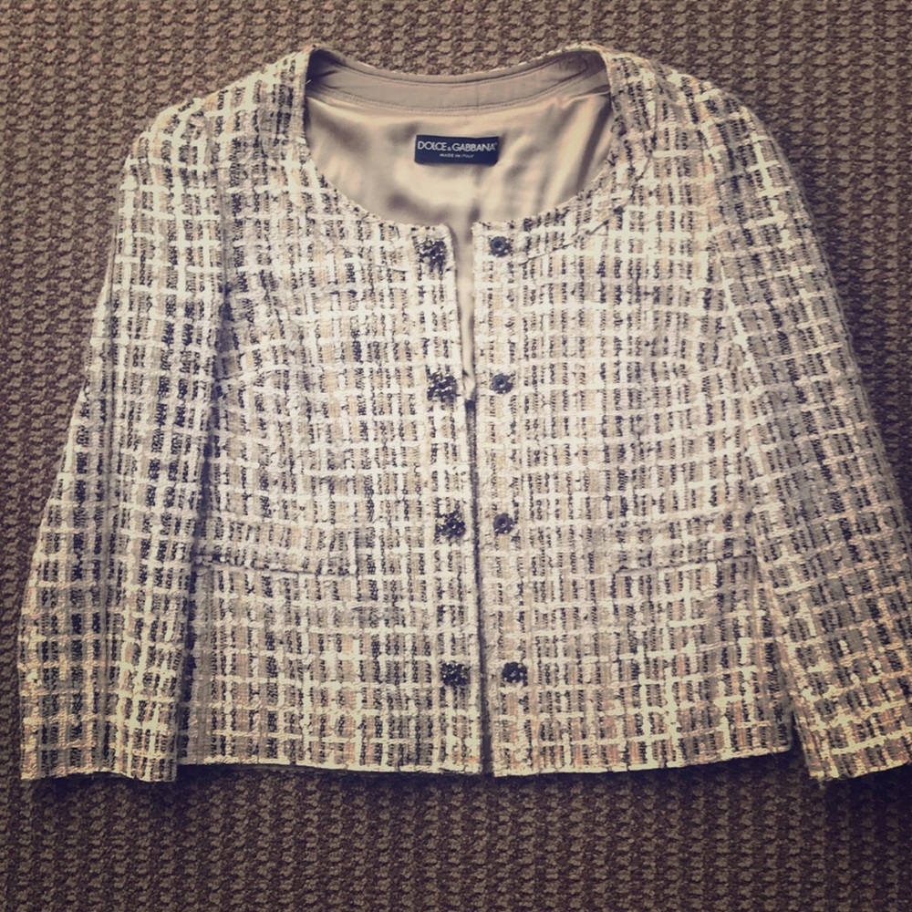 Dolce & Gabanna tweed blazer